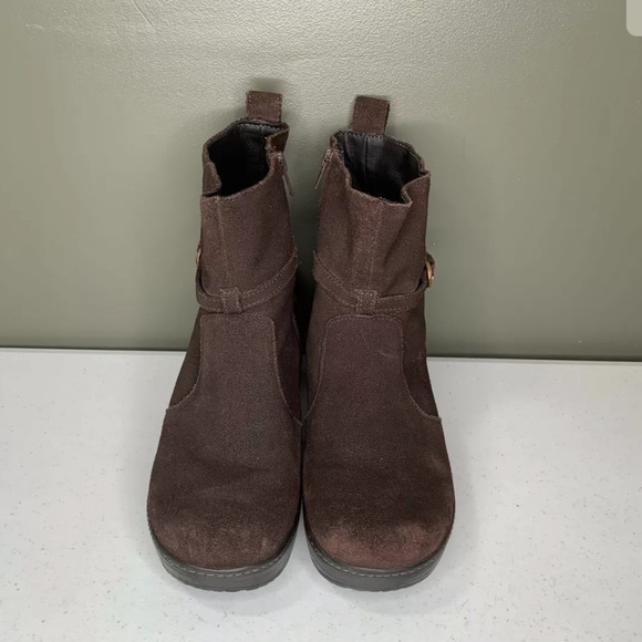 Lands end womens Suede ankle boots size 6.5B - Picture 2 of 8